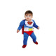 COSTUME CARNEVALE SUPERBABY VESTITO BIBERONMAN 12/24 MESI TUTA CINTURA E MANTELLO PER TRAVESTIMENTI SUPERMAN NO ACCESSOR