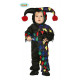 COSTUME CARNEVALE ARLECCHINO NEOTATI 12/24MESI VESTITO GIULLARE MONOTUTA CON CAPPUCCIO PER TRAVESTIMENTI JOKER NO ACCESS