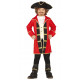 COSTUME PIRATA BABY 3/4 ANNI VESTITO CARNEVALE CORSARO 4 PEZZI CAPPELLO/GIACCA/CAMICIA/PANTALONE C/SCARPE NO ACCESSORI