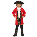 COSTUME PIRATA BABY 3/4 ANNI VESTITO CARNEVALE CORSARO 4 PEZZI CAPPELLO/GIACCA/CAMICIA/PANTALONE C/SCARPE NO ACCESSORI