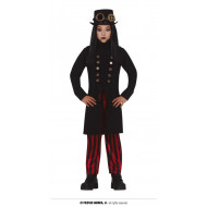 COSTUME STEAMPUNK UNISEX5/6ANNI VESTITO GOTICO VITTORIANO FILM FANTAFUTURO ABITO CARNEVALE GIACCA PANTALONI NO ACCESSORI