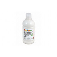 PRIMI PASSI COLORE A TEMPERA PRONTA BIANCA WITHE BIANCO 500ML UTILE A SCUOLA SUPERLAVABILE PRIMO MOROCOLOR MADE IN ITALY