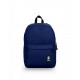 ZAINO AMERICANO INVICTA CARLSON WASHED BACKPACK BLU 42X30X18CM 2 ZIP 1 TASCHA CON ZIP GARANZIA 4 ANNI SEVEN ITALY