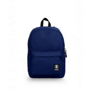 ZAINO AMERICANO INVICTA CARLSON WASHED BACKPACK BLU 42X30X18CM 2 ZIP 1 TASCHA CON ZIP GARANZIA 4 ANNI SEVEN ITALY