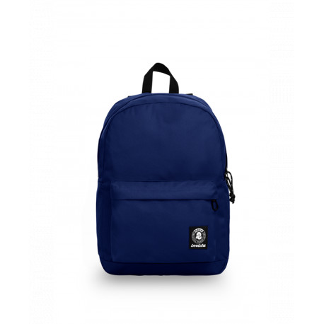 ZAINO AMERICANO INVICTA CARLSON WASHED BACKPACK BLU 42X30X18CM 2 ZIP 1 TASCHA CON ZIP GARANZIA 4 ANNI SEVEN ITALY