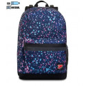 ZAINO SCUOLA ORGANIZZATO SEVEN REVERSIBILE BACKPACK COLOR SPOTS DOUBLE PROJECT 43X31X24CM 2 ZIP +2 TASCHE ZIP GAR.4 ANNI