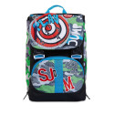 ZAINO SCUOLA SDOPPIABILE BIG SJ GANG SPORT BOY MULTICOLOR LO ZAINO CHE CAMBIA QUANDO VUOI TU! SEVEN JUNIOR ITALY