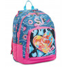 ZAINO SCUOLA ORGANIZZATO ADVANCED CUORE SJ GANG JUST DENIM GIRL31X43X24CM LO ZAINO CHE CAMBIA QUANDO VUOI TU SEVEN ITALY