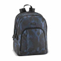 ZAINO ORGANIZZATO COMIX SPECIAL CAMOU METAL BLUE 42X32X15CM.ZAINO SCUOLA COMIX 3ZIP+2TASCHE CON ZIP PANINI SCUOLA ITALY