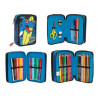 ASTUCCIO 3 ZIP T-REX GOPOP ORGANIZZATO INTERNO 43PZ PENNA CANC.FRIXION PENNAR.MATITE GIOTTO+ACCESS.GIOCHI PREZIOSI ITALY