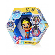 FIGURA LUMINOSA 13X15CM SUPEREROI WONDER WOMAN DC 117 TRY ME SWIPE TO LIGHT! WOW POODS DISPLAY YOUR WAY + LIBRICINO ISTR