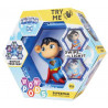 FIGURA LUMINOSA 13X15CM SUPER MAN MARVEL 115 TRY ME SWIPE TO LIGHT! WOW POODS DISPLAY YOUR WAY CON LIBRICINO ISTRUZIONI