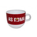 TAZZA MUG DA COLAZIONE AS ROMA BIANCA E ROSSA CON LOGO GIALLOROSSO IN CERAMICA 14X9X10CM CON SCATOLA PRODOTTO UFFICIALE