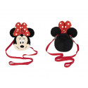 BORSETTA PELUCHE A TRACOLLINA 1 ZIP PORTAMONETE 19X21X6CM MINNIE MOUSE DISNEY ORIGINAL TOPOLINA CERDÀ