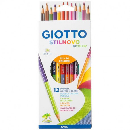 GIOTTO STILNOVO BICOLOR DA 12 PEZZI FILA 3,3MM MINA