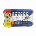 ASTUCCIO 7 COLORI A TEMPERA GIOTTO TUBETTI DA 12ML EXTRAFINE A BASE D"ACQUA PREMIUM QUALITY GIOTTO FILA ITALY