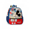 ZAINO ASILO E TEMPO LIBERO MICKEY COLOUR MAYHEM DISNEY 23X28X10CM ZAINETTO TOPOLINO 1 ZIP + 2 TASCHE +1 TASCA CON ZIP