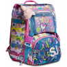 ZAINO SCUOLA SDOPPIABILE BIG SJ GANG COLORBOW GIRL 27X41X22CM 28LT.LO ZAINO CHE CAMBIA QUANDO VUOI TU SJ SEVEN ITALY