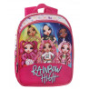 MINI ZAINO ASILO 2 ZIP RAINBOW HIGH OMG ORIGINALE 30X24X10CM MULTICOLOR ZAINETTO TEMPO LIBERO DA PANINI SCUOLA ITALY