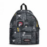 ZAINO EASTPAK PADDED PAK"R L20 WALL ART BLACK 24L 40X30X18CM ZAINO AMERICANO EASTPAK GARANZ.30ANNI SUL CUCITO.GUT ITALY