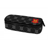 ASTUCCIO OVALE SCUOLA HARRY POTTER NERO 23X10X5CM 1 ZIP +TASCA INTERNA C/ZIP+PATTINA PORTAPENNE GUT SCUOLA ITALY