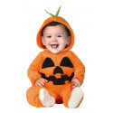 COSTUME BABY ZUCCA 12/18 MESI MONOTUTA CON CAPPUCCIO VESTITO ZUCCHETTA PER TRAVESTIMENTI DI HALLOWEEN NO ACCESSOR