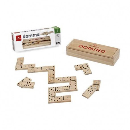 SCATOLA IN LEGNO 6,5X4CM GIOCHI DI SOCIETÀ DOMINO IN LEGNO UNO DEI GRANDI CLASSICI E DIVERTENTE DAL NEGRO ITALY