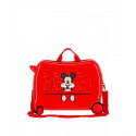 TROLLEY CAVALCABILE4 RUOTE ABS MICKEY DISNEY ORIGINAL 50X38X20CM 34L 1,8KG VALIGIA TOPOLINO CHIUSURA LATO A COMBINAZIONI