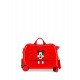 TROLLEY CAVALCABILE4 RUOTE ABS MICKEY DISNEY ORIGINAL 50X38X20CM 34L 1,8KG VALIGIA TOPOLINO CHIUSURA LATO A COMBINAZIONI