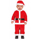 COSTUME BABBO NATALE BABY NEONATO 12/18 MESI VESTITO E CAPPELLO PER TRAVESTIMENTI E SCENE NATALIZIE MAMA NOEL NO ACCESS