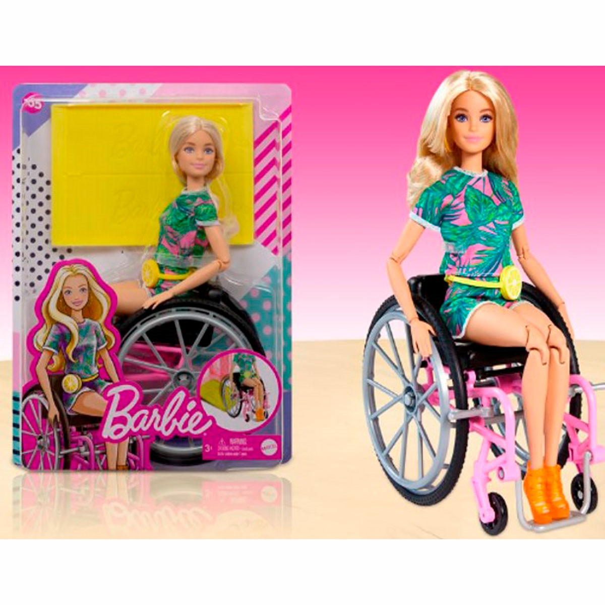 Barbie sedia a rotelle online