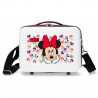 BEAUTY CASE DA VIAGGIO ABS MINNIE DIVA DISNEY 30X23X16CM NECESSER CON TRACOLLA TIRANTE E FASCIA AGGANCIABILE AL TROLLEY