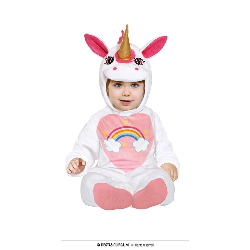 Costume Unicorno Bambina Carnevale Vestito Principessa Con Corno Fata