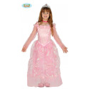 COSTUME CARNEVALE PRINCIPESSA ROSA VESTITO BIMBA 3/4 ANNI ABITO COMPLETO PER TRAVESTIMENTI A TEMA FIABE FATE NO ACCESSOR