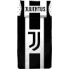 COMPLETO LETTO 1 PIAZZA E MEZZA FC JUVENTUS BIANCONERO LENZUOLO SOPRA 180X290 SOTTO C/ANGOLI 130X200CM FEDERA 50X80CM