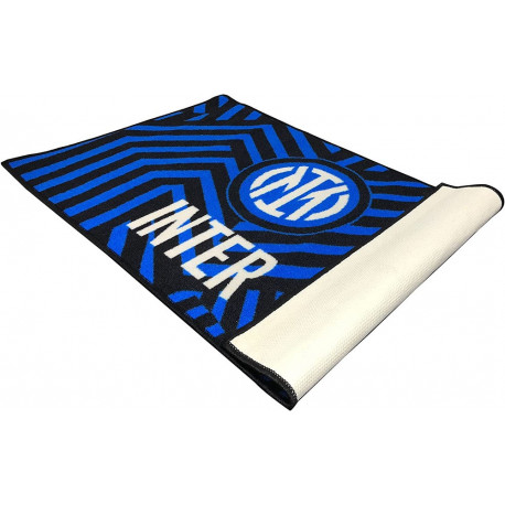 TAPPETO CON ANTISCIVOLO FC INTERNAZIONALE 70X110CM PRODOTTO UFFICIALE SOTTO75% LATEX SOPRA25% NYLON DA HERMET ITALY