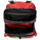 ZAINO SCUOLA ESTNSIBILE 3 SCOMPARTI SCUDERIA FERRARI OFFICIAL 29X41X14CM 28L ROSSO E NERO CON LOGO PANINI SCUOLA ITALY