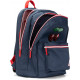 ZAINO SCUOLA ORGANIZZATO PACHA 2 SCOMPARTI + TASCA CON ZIP 32X43X23CM 361L.BLU EFFETTO JEANS PANINI SCUOLA ITALY