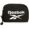 PORTAMONETE REEBOK BOSTON NERO 12X8X2CM MINI PORTAFOGLIO CON 1 ZIP OFFICIAL PRODUCT