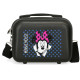 BEAUTY CASE DA VIAGGIO ABS MINNIE SUNNY DISNEY DAY CON TRACOLLA E MINIVALIGIA TOPOLINA30X23X16CM AGGANCIABILE AL TROLLEY