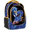 ZAINO SCUOLA OVETTO ORGANIZZATO SONIC 2 THE HEDGEHOG ORIGINAL 3 CERNIERE 42X35X20CM OFFICIAL PRODUCT SEGA OF AMERICA