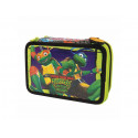 ASTUCCIO SCUOLA 3 ZIP A LIBRO TURTLES CONTIENE43PZ.COLORI GIOTTO PENNA TRATTO CANCELLIK+ACCESSORI GIOCHI PREZIOSI