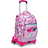 ZAINO SCUOLA TROLLEY JACK 3WD+ SJ GANG HEART LOLLY GIRL SPINNER DIMENSIONI 51X39 X27CM CAPACITA 34LT SEVEN SPA ITALY