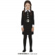 THURSDAY COSTUME CARNEVALE MERCOLEDI 3/4 ANNI PER TRAVESTIMENTI A TEMA FILM FAMIGLIA ADDAMS HALLOWEEN NO ACCESSORI