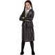 GOTHIC SCHOOL COSTUME CARNEVALE MERCOLEDI 3/4ANNI PER TRAVESTIMENTI HALLOWEEN A TEMA FILM FAMIGLIA ADDAMS NO ACCESSORI