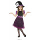 COSTUME STREGHETTA BABY 10/12 ANNI VESTITO E CAPPELLO STREGA PER TRAVESTIMENTI DI CARNEVALE/HALLOWEEN HORROR NO ACCESSO