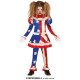 COSTUME CLOWN HORROR 3/4ANNI VESTITO E PANTALONI PER TRAVESTIMENTI DI HALLOWEEN CARNEVALE PAGLIACCIO AMERICA NO ACCESSOR