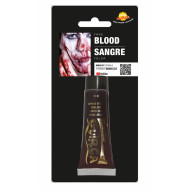 TUBETTO 20ML.SANGUE FINTO LAVABILE PER TRAVESTIMENTI DI HALLOWEEN/CARNEVALE SPETTACOLI SCENE FILM E PARTY A TEMA HORROR