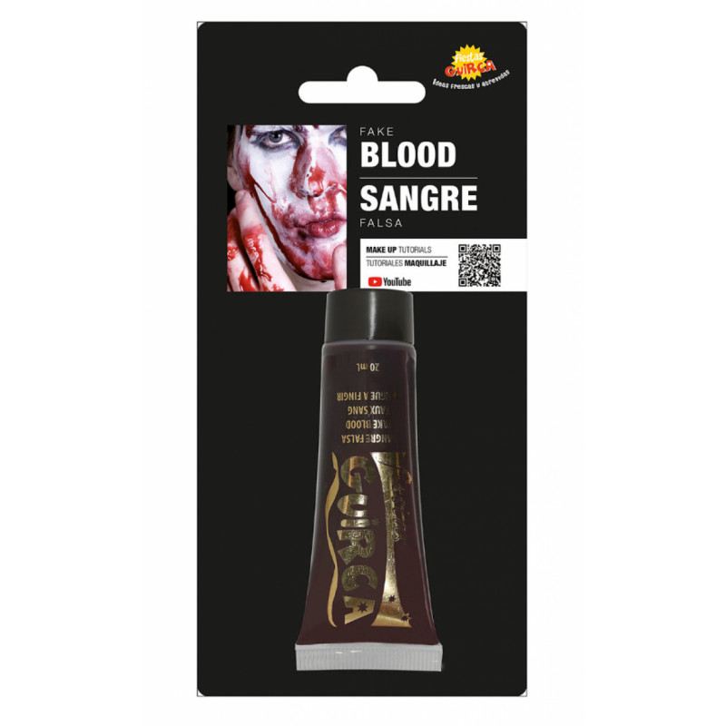 TUBETTO 20ML.SANGUE FINTO LAVABILE PER TRAVESTIMENTI DI HALLOWEEN/CARNEVALE  SPETTACOLI SCENE FILM E PARTY A TEMA HORROR - Parole e Pensieri