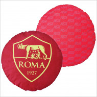 CUSCINO SAGOMATO AS ROMA 33X33X8CM PRODOTTO UFFICIALE MORBIDO TONDO CON LOGO ROMA 1927 100%POLIESTERE